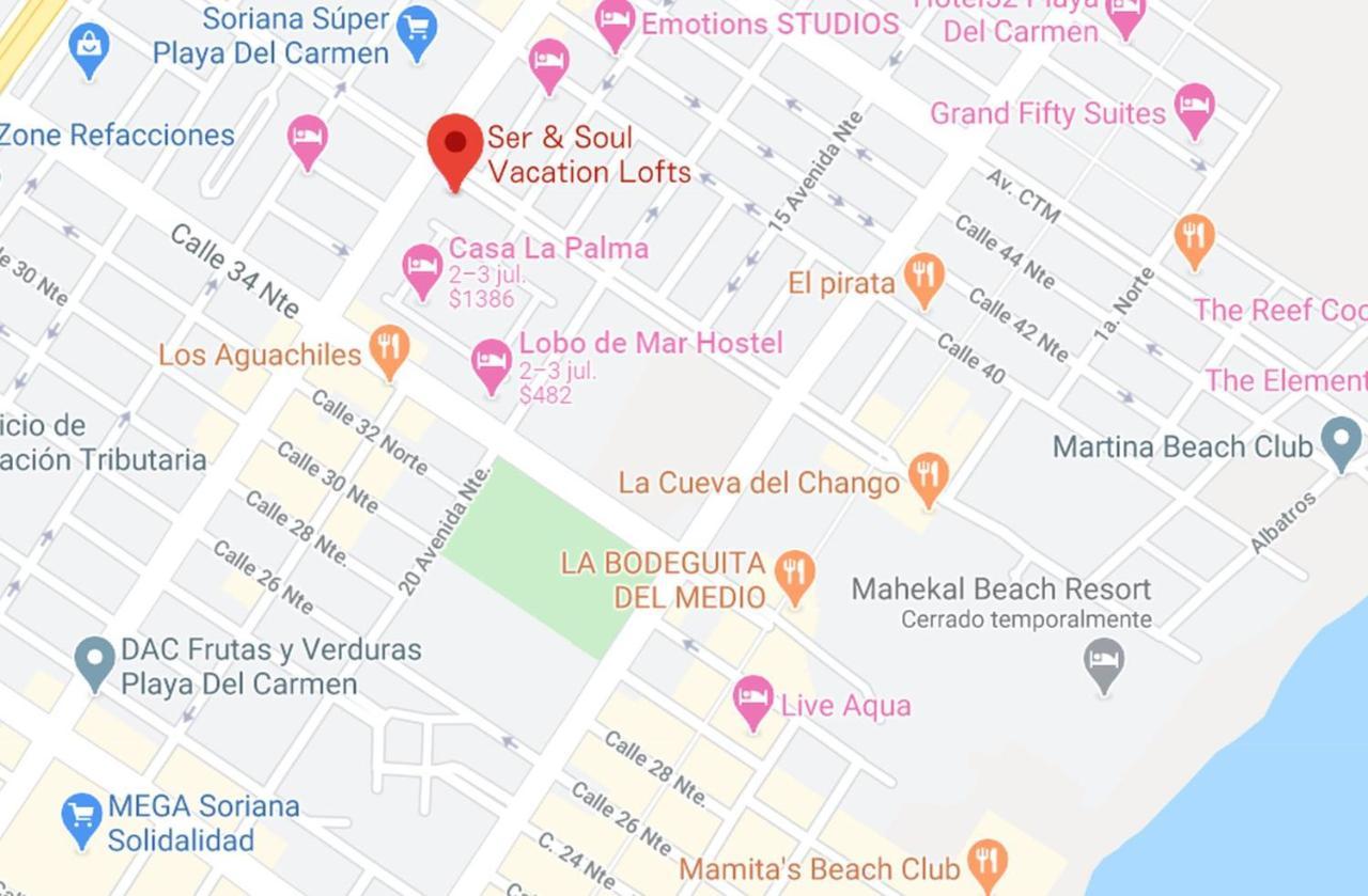 Ser & Soul Vacation Lofts Playa del Carmen Exterior foto